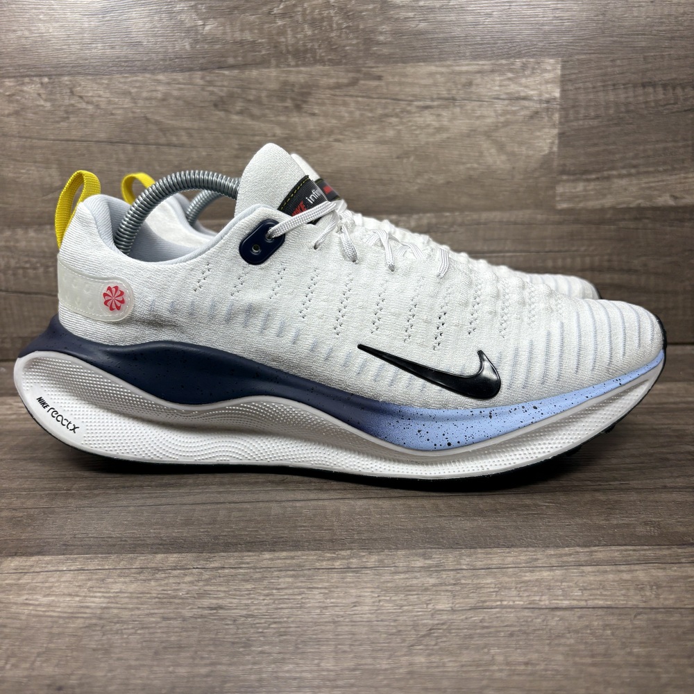 Nike ReactX Infinity Run 4 White Blue Mens US Size 11.5 HJ9071-100 Running Shoes